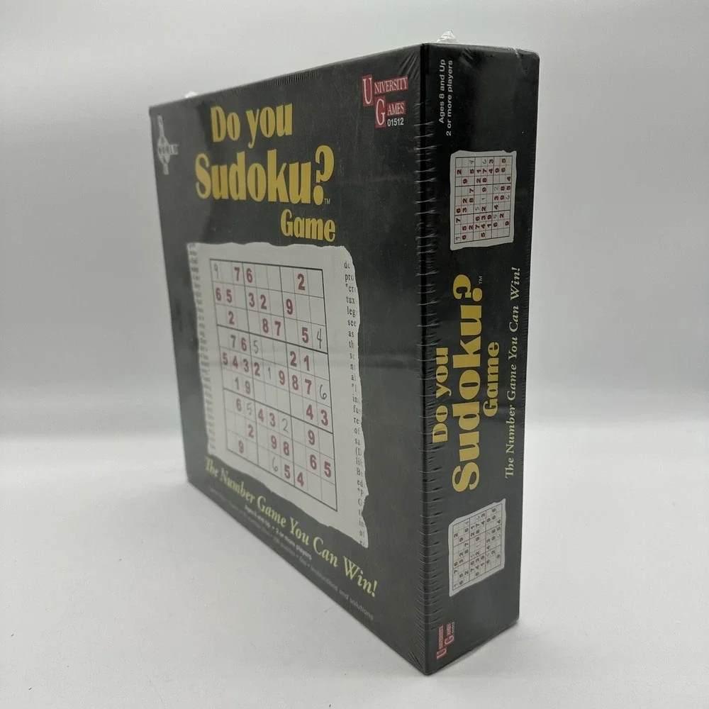 NISP DO YOU SUDOKU? GAME BY UNIVERSITY GAMES AGES 8+ University Games 01512